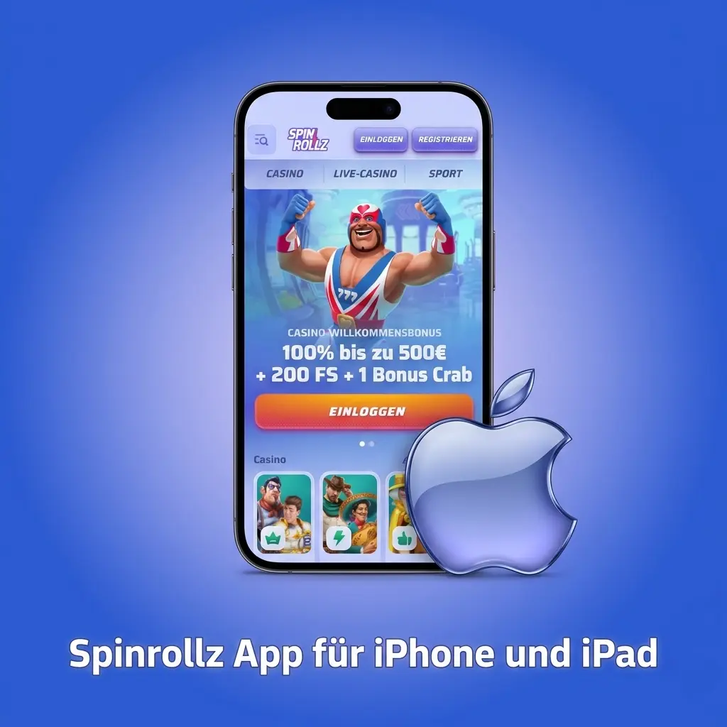 Spinrollz App auf iPhone und iPad