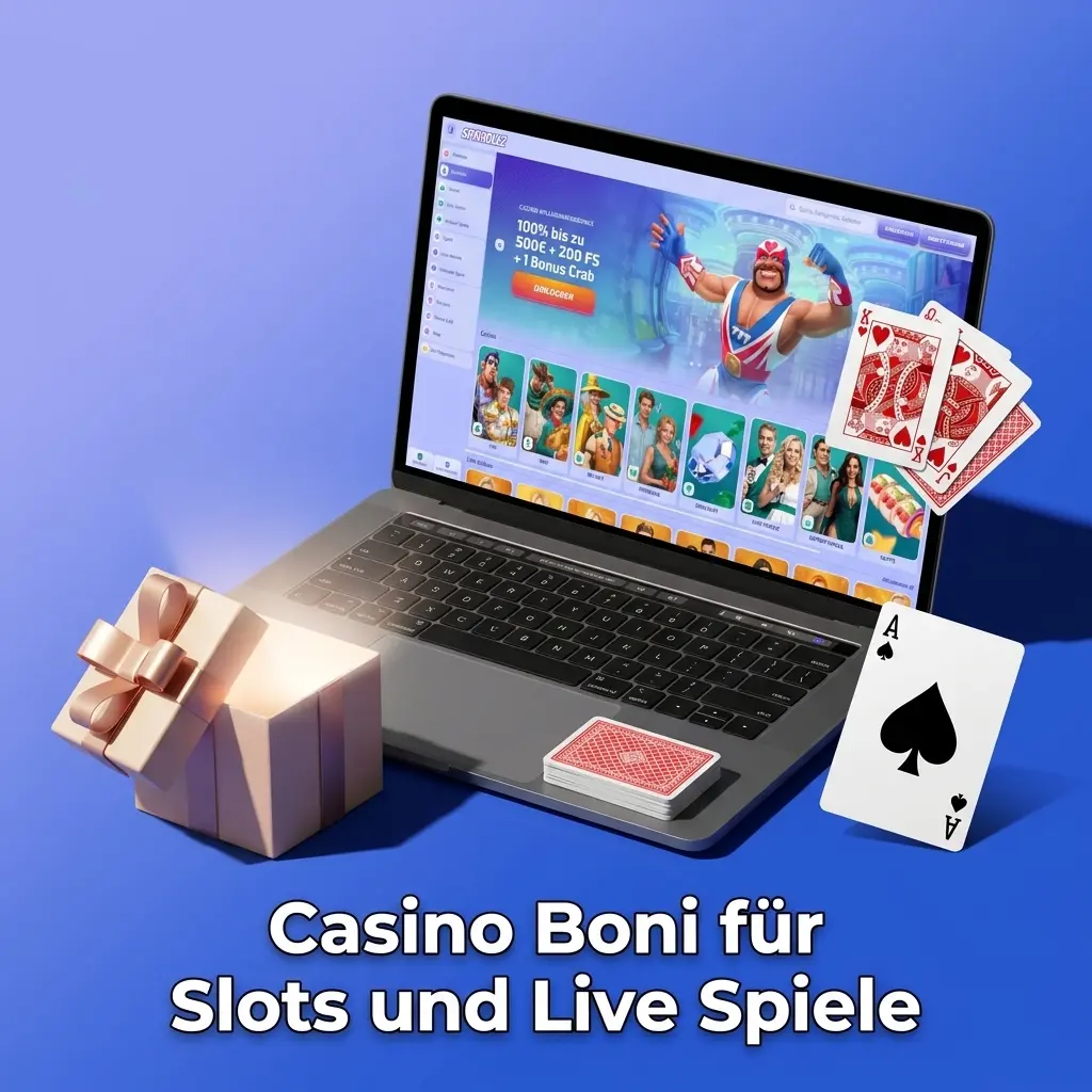 Casino Boni für Slots und Live Spiele bei Spinrollz