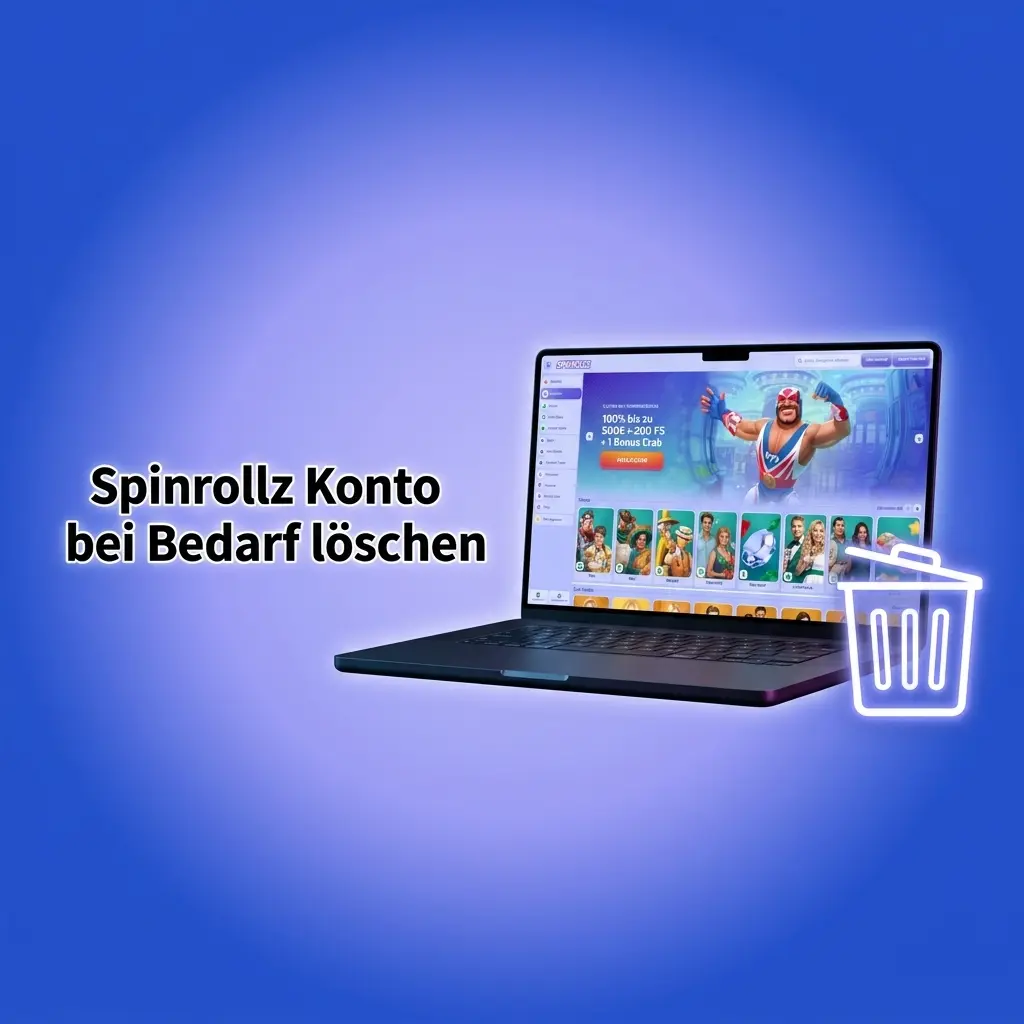 Spinrollz Kontoschließung im Account Bereich