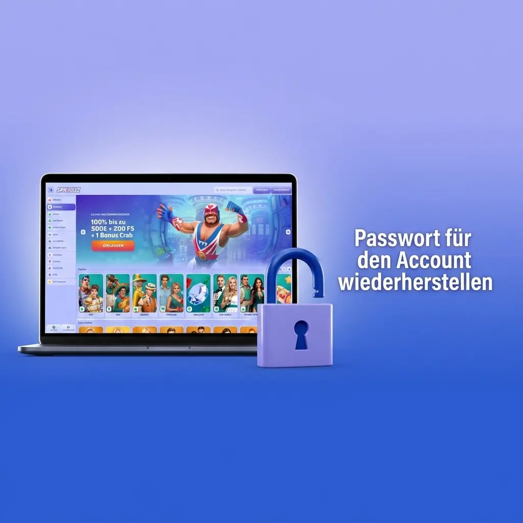Passwort Wiederherstellung für den Account