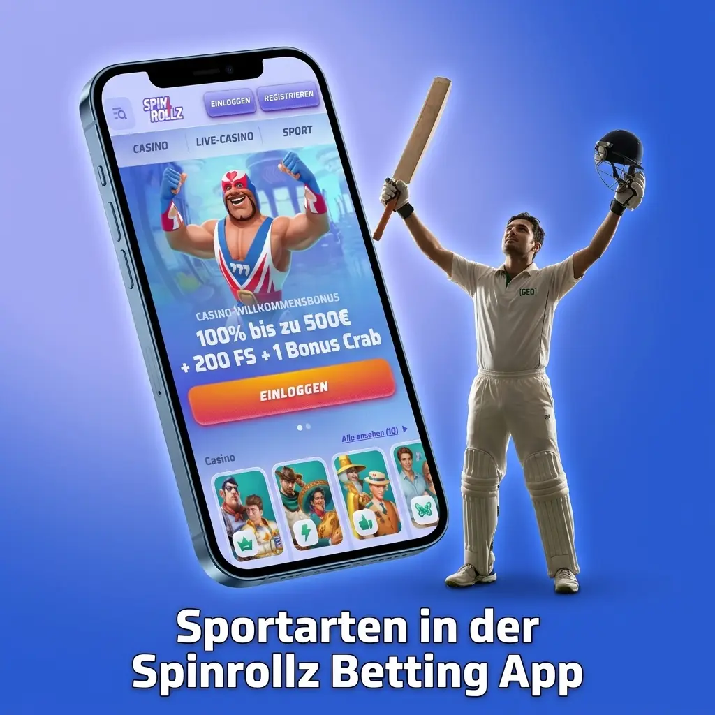 Sportarten und eSports in der Spinrollz Betting App